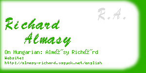 richard almasy business card